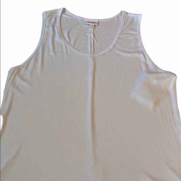 LuLaRoe TANK TOP Ribbed White NWT - Picture 5 of 16